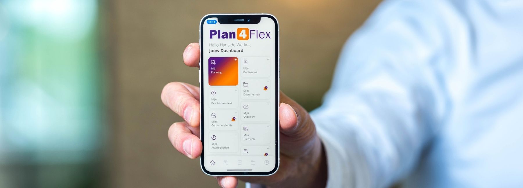 Nieuwe functionaliteit in de Plan4Flex App: afwezigheidsmeldingen