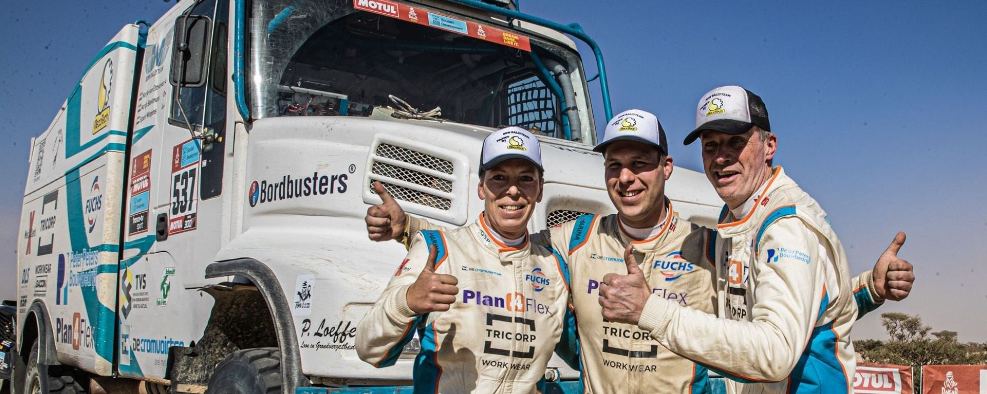 Team DDW finisht in de Dakar!