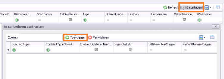 Plan4Flex contractenoverzicht