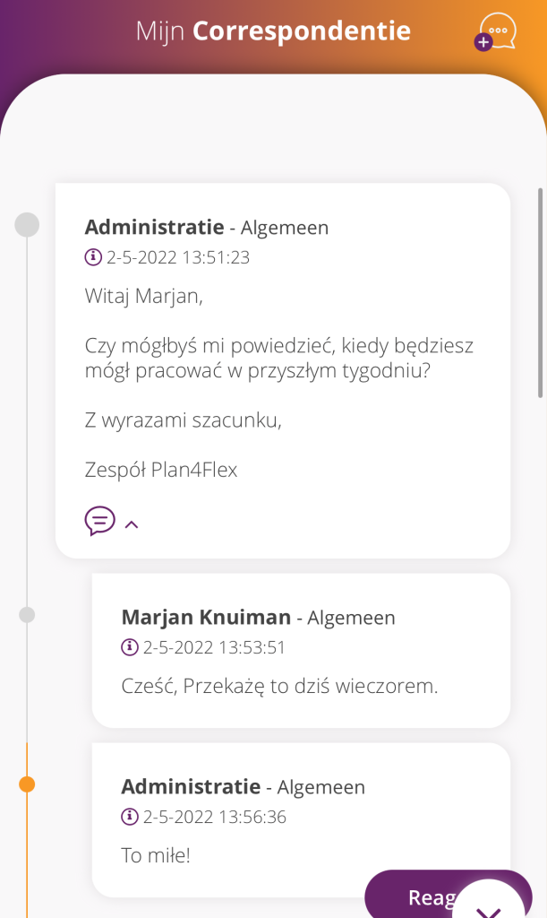 vertalingen Plan4Flex