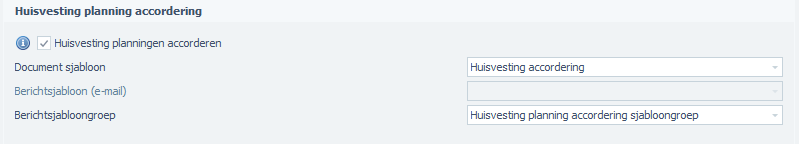Huizenplanning documenten en berichten versturen