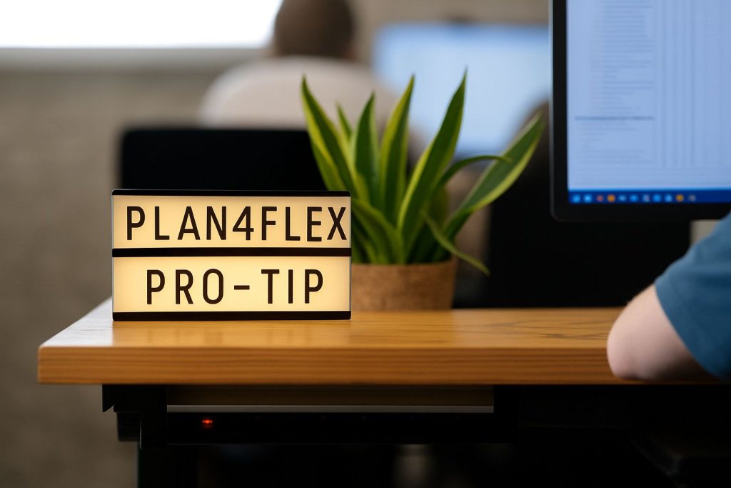 Plan4flex pro-tip